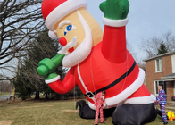 Χριστουγεννιάτικες διακοσμήσεις Santa Blow Up Γιγαντιαία φουσκωτά φουσκωτά Άγιου Βασίλη