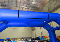 Διογκώσιμο υπαίθριο χτύπημα PVC αψίδων μπλε - επάνω να διαφημίσει Arhway