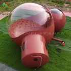 Πνευματώδης εμπορική δευτεροβάθμιας κλάσης Δωμάτιο PVC Clear Eco Dome Camping Bubble Tent