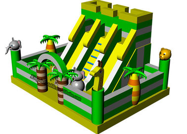 Ζωικό διογκώσιμο Bouncy Castle κρεβάτι PVC, χτύπημα - επάνω φωτογραφική διαφάνεια νερού παιδιών