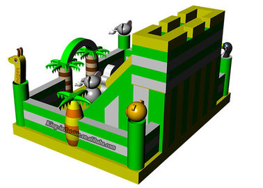 Ζωικό διογκώσιμο Bouncy Castle κρεβάτι PVC, χτύπημα - επάνω φωτογραφική διαφάνεια νερού παιδιών