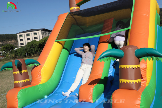 21x9x12FT Εμπορική ποιότητα PVC αναπηρικό σπίτι φουσκωτά υδατικά διαδρόμια τροπική διαδρόμια με ψεκασμό