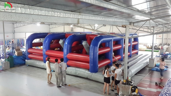 Εμπορική διογκωτή πίστα εμποδίων Combo Bouncer Jumping Castle Bounce House