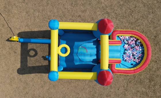 Εσωτερικό εξωτερικό πάρτι φουσκωτό Bounce House Toddler Bounce House Combo με μπάλα Pit Slide Basket Trampoline