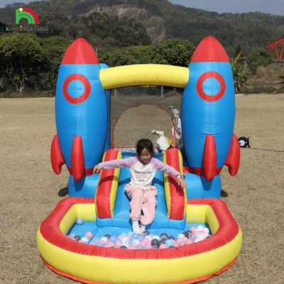 Εσωτερικό εξωτερικό πάρτι φουσκωτό Bounce House Toddler Bounce House Combo με μπάλα Pit Slide Basket Trampoline