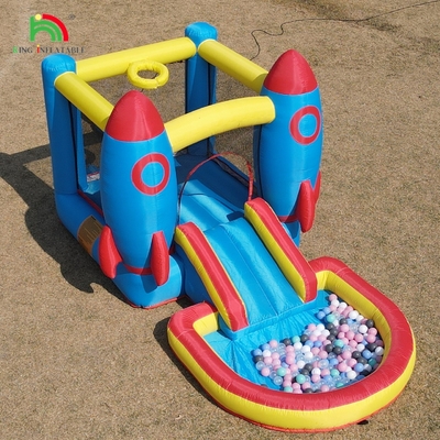 Εσωτερικό εξωτερικό πάρτι φουσκωτό Bounce House Toddler Bounce House Combo με μπάλα Pit Slide Basket Trampoline