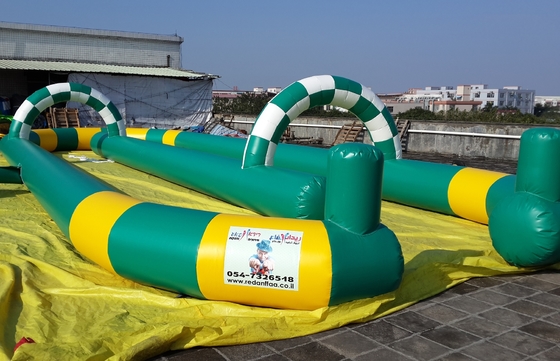 Εξωτερική φουσκωτή πίστα Go Kart Ελκυστική φουσκωτή πίστα για αυτοκίνητα