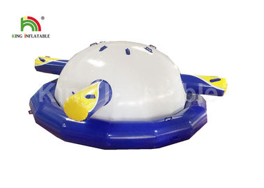 μουσαμάς διογκώσιμο UFO PVC 0.9mm που αναρριχείται συγκολλημένο με θερμότητα παιχνίδι SGS EN71 βαρκών νερού