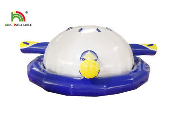 μουσαμάς διογκώσιμο UFO PVC 0.9mm που αναρριχείται συγκολλημένο με θερμότητα παιχνίδι SGS EN71 βαρκών νερού