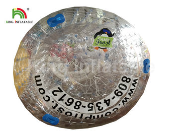 1.0mm PVC/TPU διογκώσιμο παιχνίδι ροδών νερού κυλώντας για την ψυχαγωγία ενηλίκων