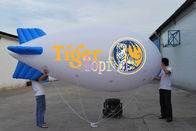 Διογκώσιμο μπαλόνι διαφήμισης 6 μέτρα μακρύ διογκώσιμο πηδαλιουχούμενο εύκαμπτο αερόστατο ηλίου για τη διαφήμιση