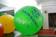 Υπαίθρια γεγονότος μπαλόνια ηλίου Infalatable διαφημίσεων πλαστικά με το πολυ χρώμα