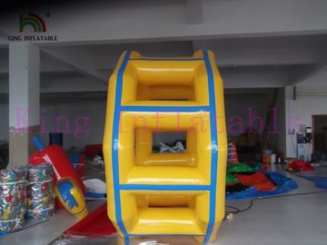 Διογκώσιμο παιχνίδι νερού PVC, κύκλος cOem/διογκώσιμος τρεχούμενου νερού ODM για το πάρκο νερού