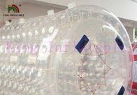 Ανθεκτικό 1.0mm PVC/TPU διογκώσιμο νερού παιχνίδι νερού κυλίνδρων εγκεκριμένο CE διαφανές
