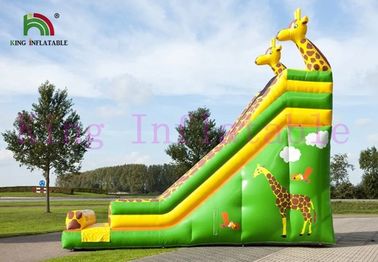 Η πράσινη/κίτρινη Giraffe διογκώσιμη ξηρά φωτογραφική διαφάνεια PVC προσαρμόζει τη φωτογραφική διαφάνεια για τις υπαίθριες δραστηριότητες