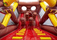 Μη - τα τοξικά υπαίθρια αθλητικά παιχνίδια φυσούν - επάνω σειρά μαθημάτων εμποδίων, ανθεκτική βάρκα πειρατών PVC
