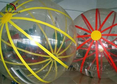 Ζωηρόχρωμη σειρών ανθεκτική σφαίρα νερού περπατήματος PVC/PTU διογκώσιμη από τη μηχανή συγκόλλησης ζεστού αέρα
