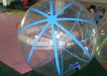 Ζωηρόχρωμος διογκώσιμος περίπατος PVC/TPU στη σφαίρα 2m νερού διάμετρος για τα στοιχεία νερού