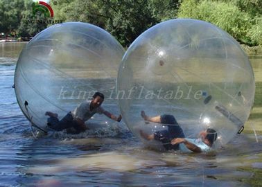 Σαφές διαφανές PVC 2m διογκώσιμη Aqua σφαίρα Dia/σφαίρα νερού με το φερμουάρ YKK