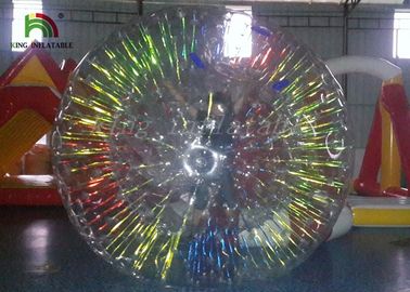 Να λάμψει Zorb/καθαρίζει τη διογκώσιμη σφαίρα κυλίνδρων λάμψης Coloful λάμποντας για το κύλισμα Grassplot