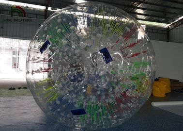 Να λάμψει Zorb/καθαρίζει τη διογκώσιμη σφαίρα κυλίνδρων λάμψης Coloful λάμποντας για το κύλισμα Grassplot