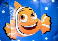 Διογκώσιμη φωτογραφική διαφάνεια νερού Clownfish με την πισίνα από τον ανθεκτικό μουσαμά PVC