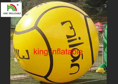 Κίτρινη διογκώσιμη σφαίρα PVC 45*30*30cm CE περπατήματος νερού 1.0 χιλ.