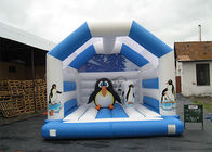 διογκώσιμα σπίτια αναπήδησης θέματος 5m*4m Penguin για τα παιδιά