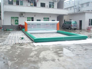 διογκώσιμο δικαστήριο πετοσφαίρισης παραλιών PVC 0.9mm για τα διογκώσιμα πάρκα νερού