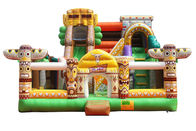 διογκώσιμη Bouncy Castle 0.55mm παιδική χαρά PVC για την πλήρη εκτύπωση χρώματος ενοικίου