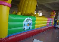 Προσαρμοσμένο διογκώσιμο λούνα παρκ 0.55mm μουσαμάς PVC για τα παιδιά