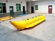 Κίτρινα Waterproff αλιευτικά σκάφη μυγών μπανανών διογκώσιμα με PVC την ισχυρή λουρίδα προφυλακτήρων προστασίας μαύρη