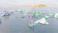 Υπαίθρια σειρά μαθημάτων εμποδίων παιχνιδιών πάρκων θαλάσσιου νερού Infaltable επιπλέουσα