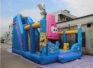 Spongebob και του Πάτρικ Star Inflatable Fun City χτύπημα - επάνω λούνα παρκ