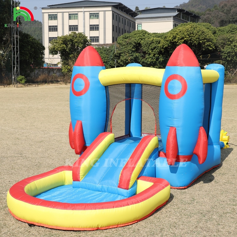Εσωτερικό εξωτερικό πάρτι φουσκωτό Bounce House Toddler Bounce House Combo με μπάλα Pit Slide Basket Trampoline