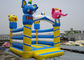PVC Tarpaulin Castle Type Inflatable Elephant Castle / Jumping Bouncy Castle For Kids  
